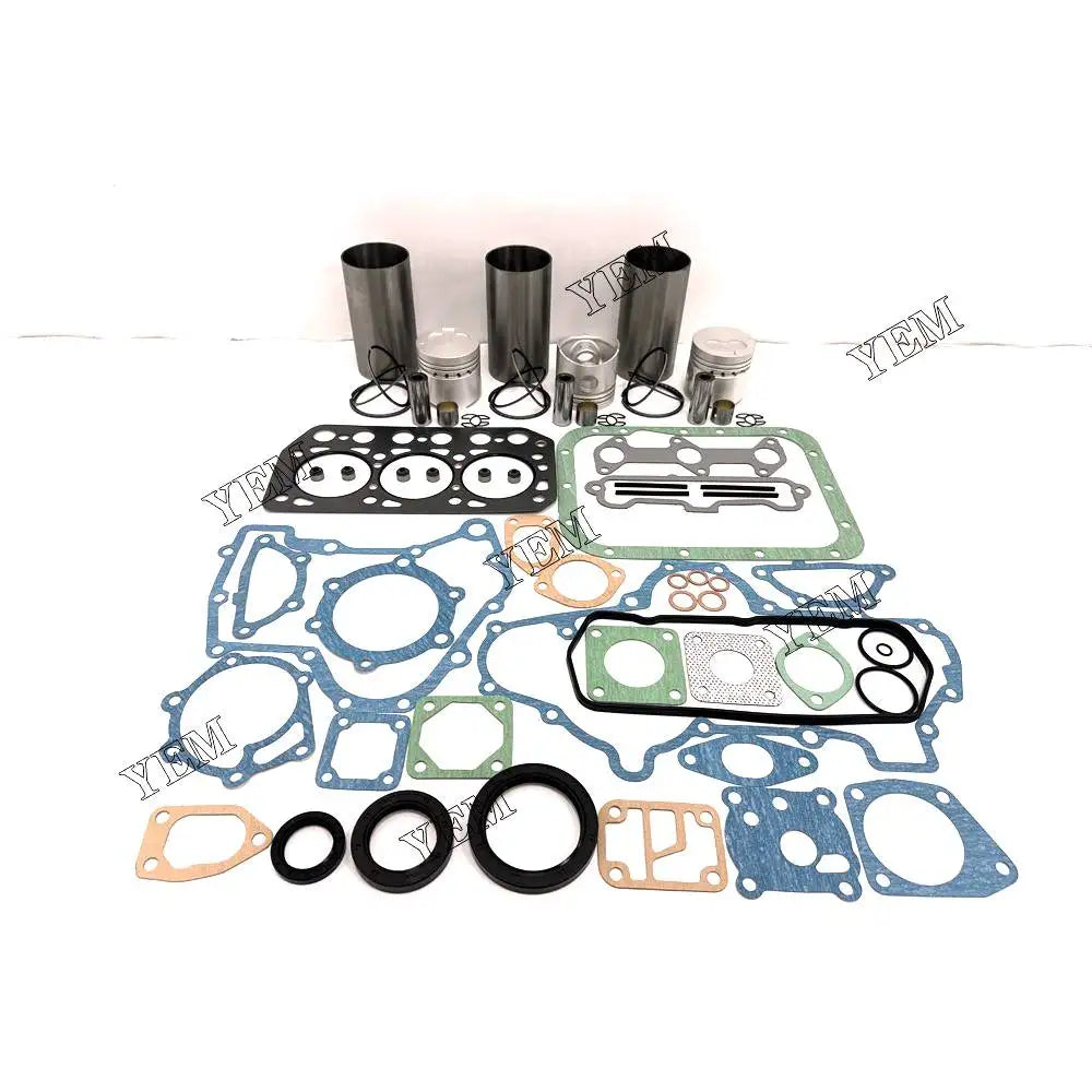 1 year warranty For Mitsubishi Overhaul Kit With Cylinder Gaskets Piston Rings Liner K3E-IDI engine Parts YEMPARTS