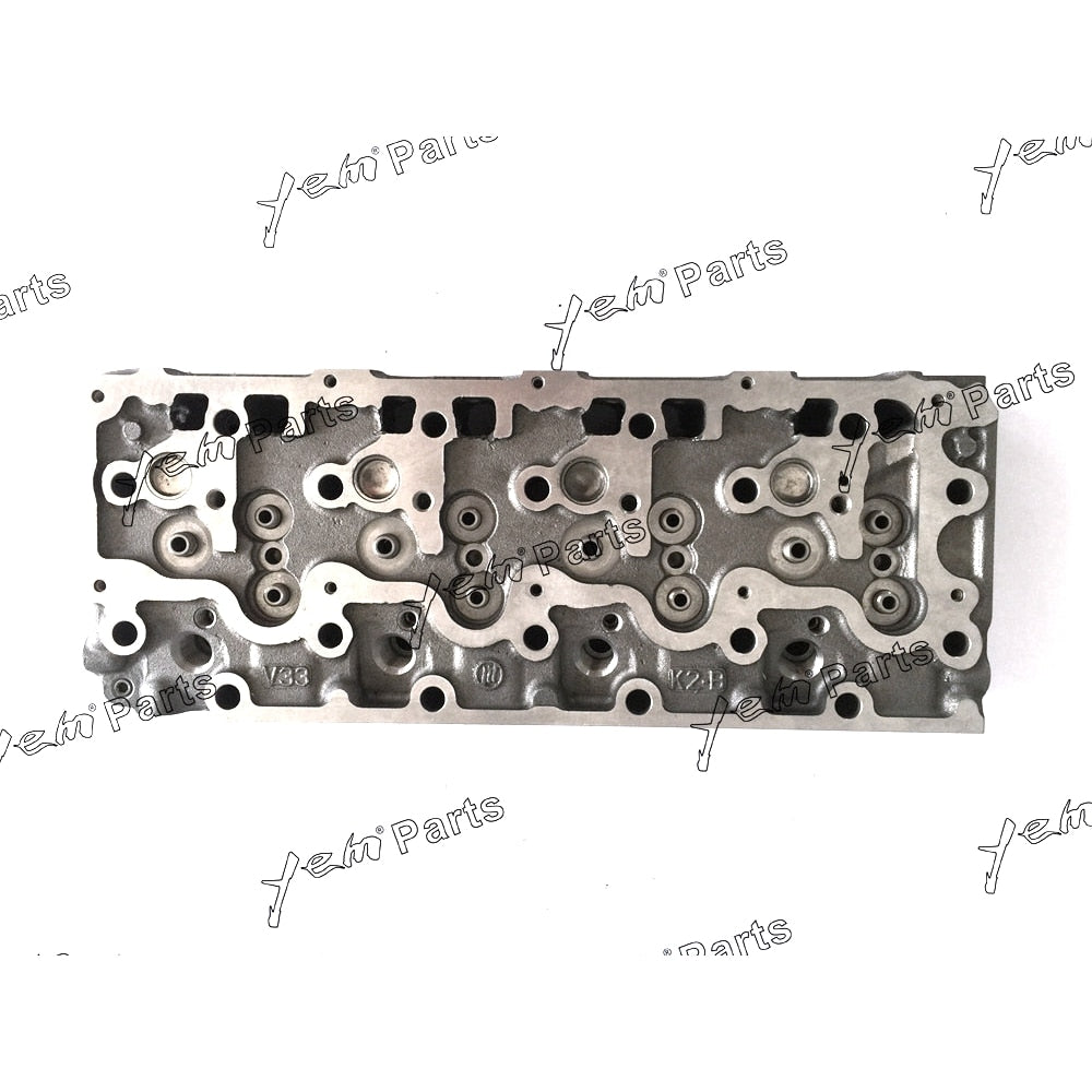 YEM Engine Parts Cylinder Head Fit For Kubota V3300 V3600 Engine 12V vortex without valve For Kubota
