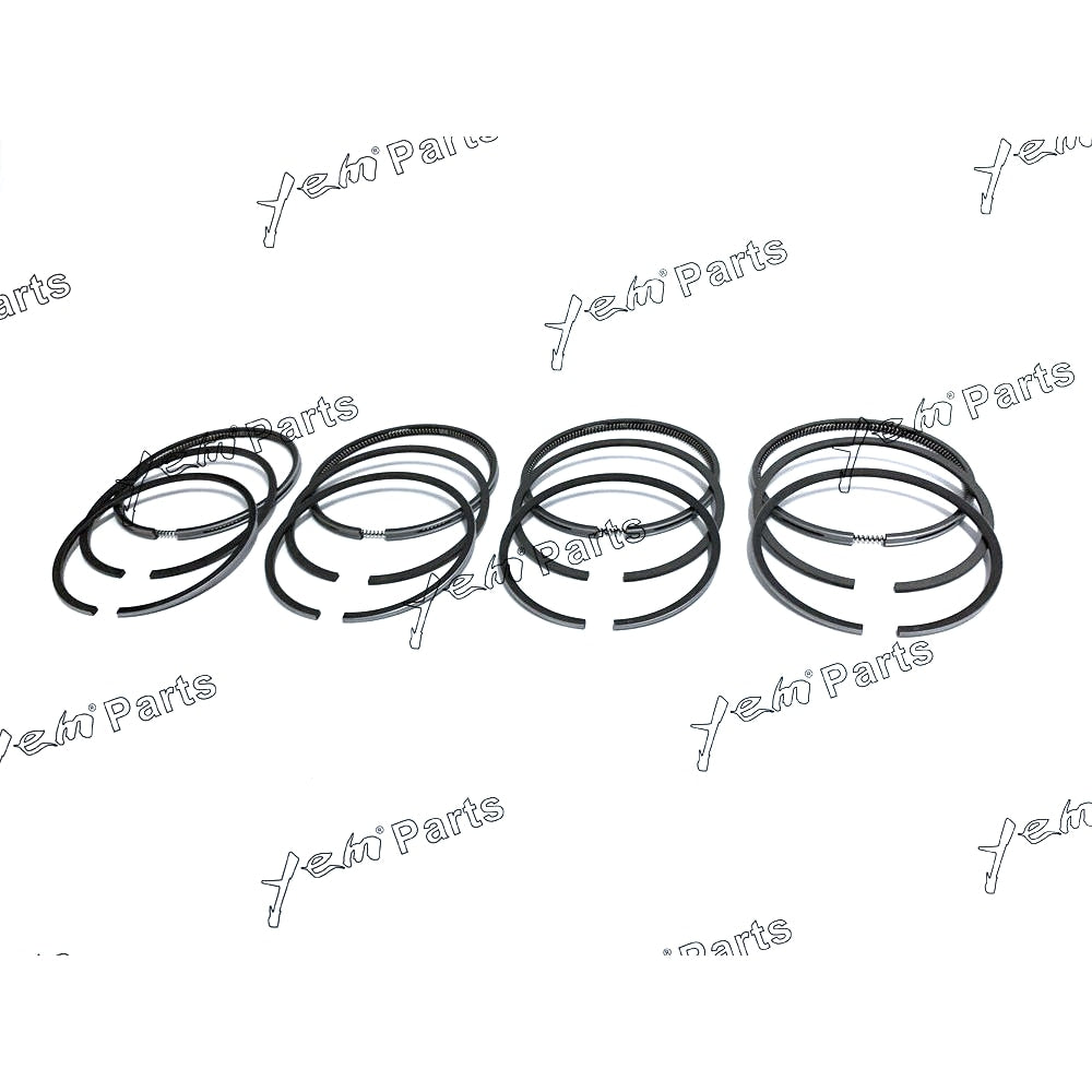 YEM Engine Parts 4 Sets STD Piston Ring Set Kit For Kubota V1100 Piston Ring 72MM For Kubota