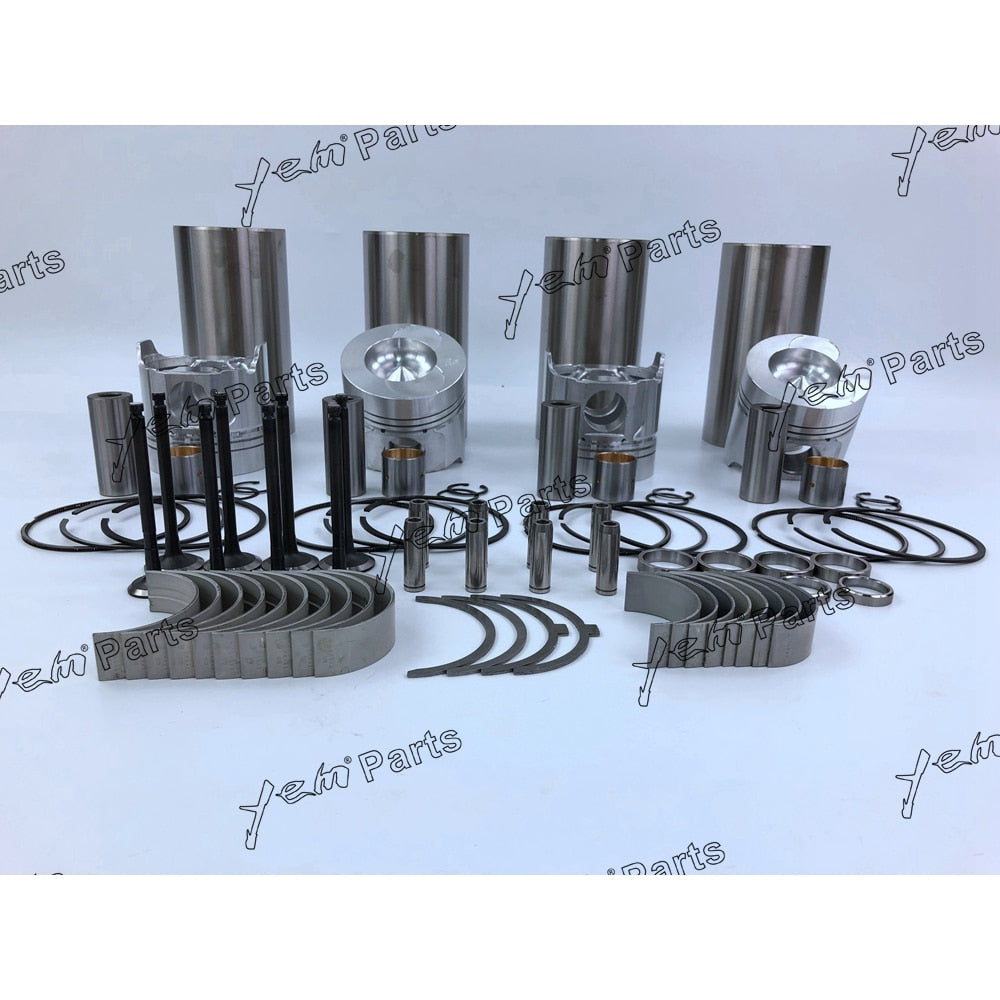 YEM Engine Parts 4TNE100 4TN100 Overhaul Rebuild Kit Piston Ring Cylinder Liner Gasket Bearing For Yanmar Engien Parts For Yanmar