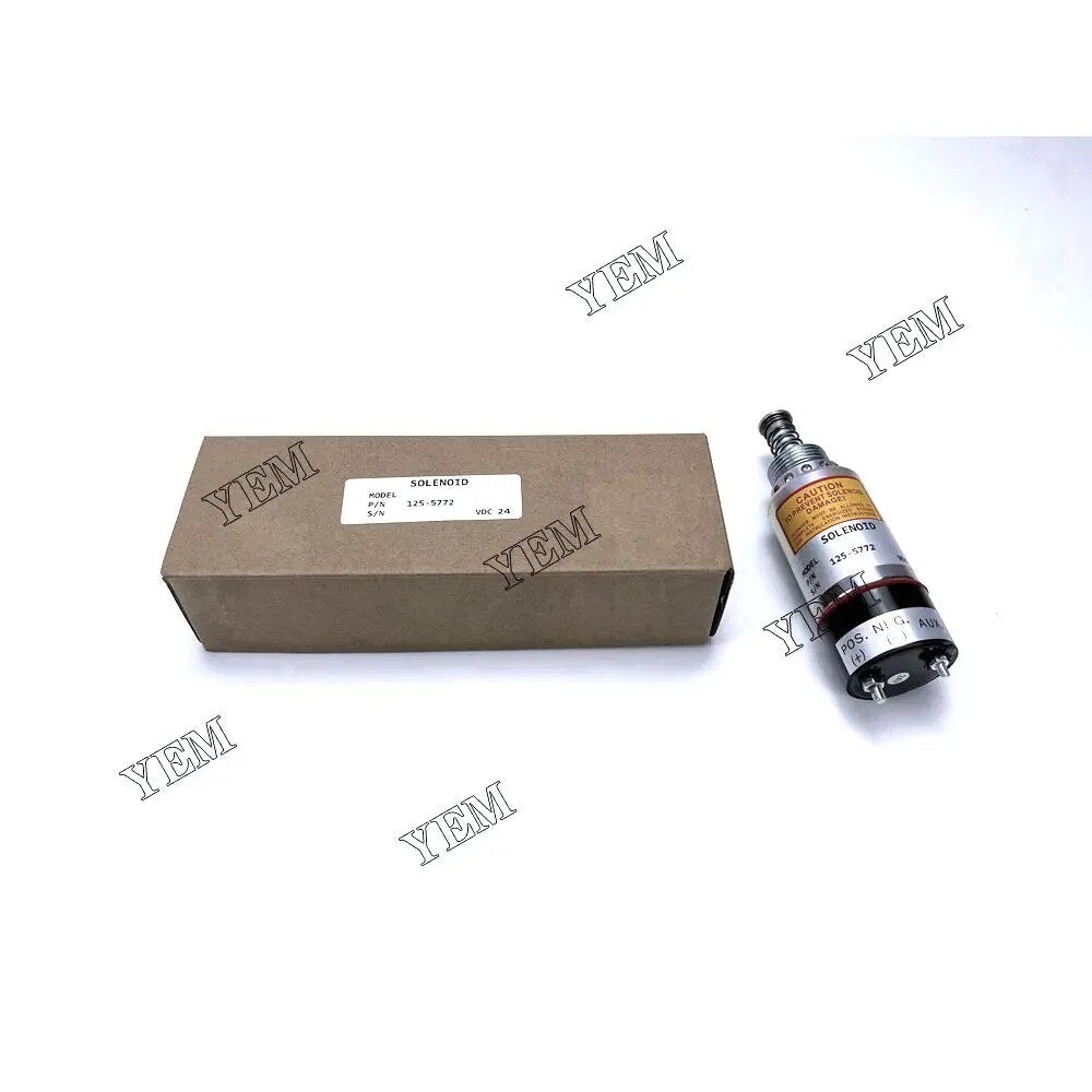 For Caterpillar excavator engine 3116 Shutdown Solenoid 125-5772 8C-3662 YEMPARTS