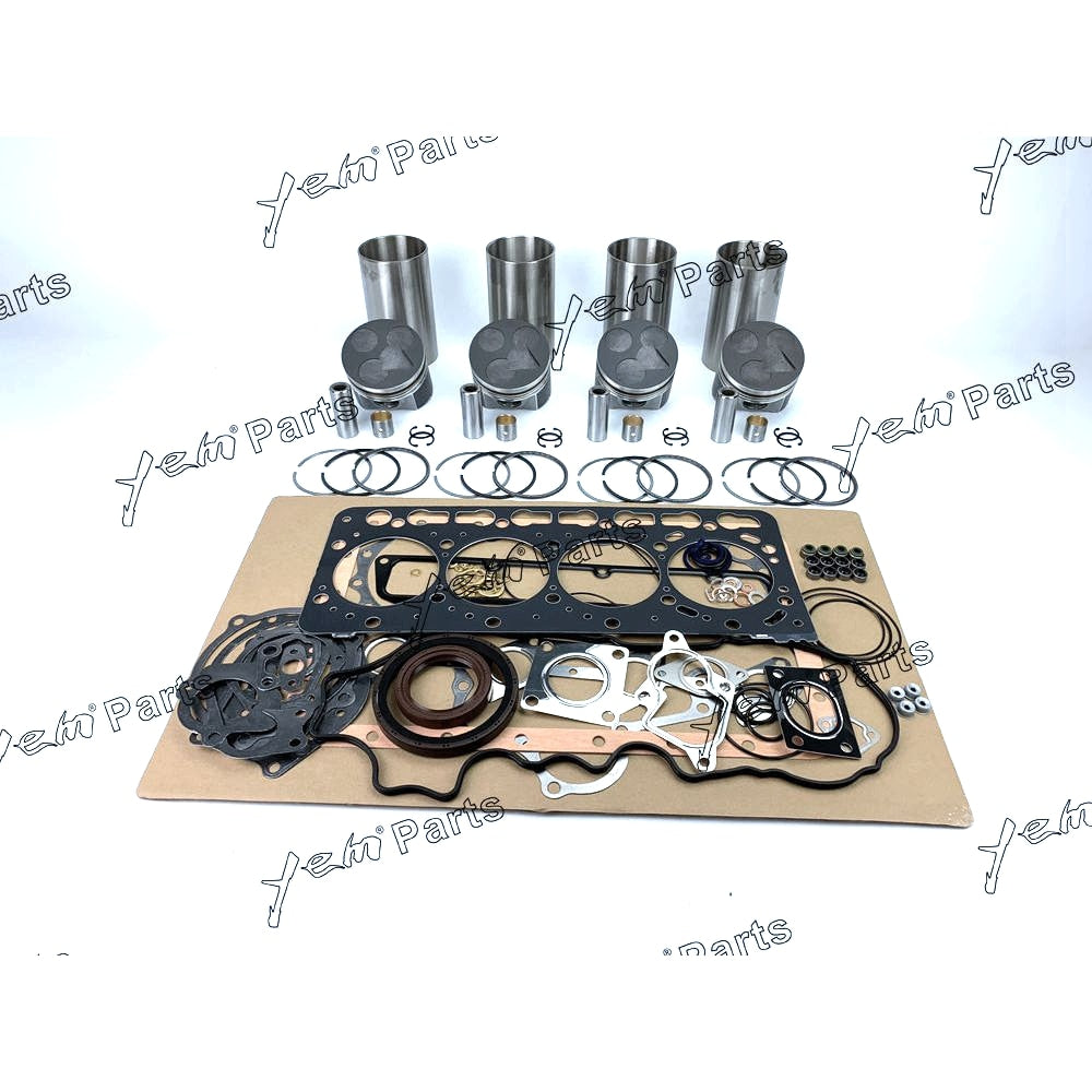 YEM Engine Parts STD 16 Valves Full Gasket Kit Set For Kubota V3600 V3600T Engine For Kubota