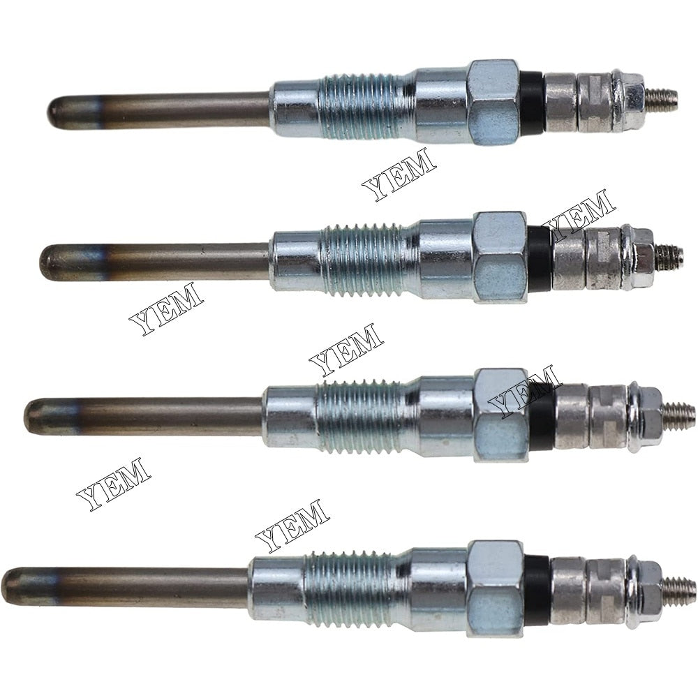 YEM Engine Parts 4Pcs Glow Plugs For Bobcat 751 753 763 773 7753 S160 S175 S185 B330 BL370 BL470 For Bobcat