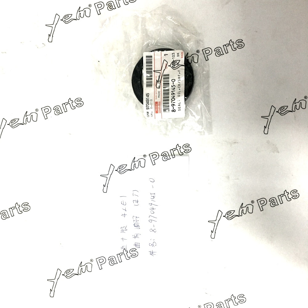 YEM Engine Parts Crankshaft Front & Rear Oil Seal For ISUZU 4LE1 Engine Excavator, Forklift For Isuzu