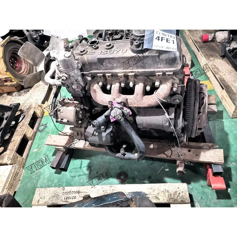 For Isuzu excavator engine 4FE1 Complete Engine Assy YEMPARTS