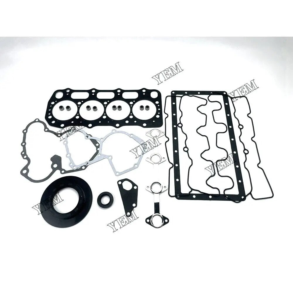 For Perkins excavator engine 404D-15 Full Gasket Set YEMPARTS