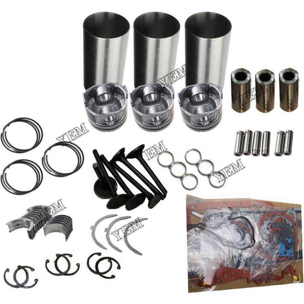 YEM Engine Parts STD Gasket &Piston&Ring &Bearings &Washer &Bushing For Kubota D1305 Engine For Kubota