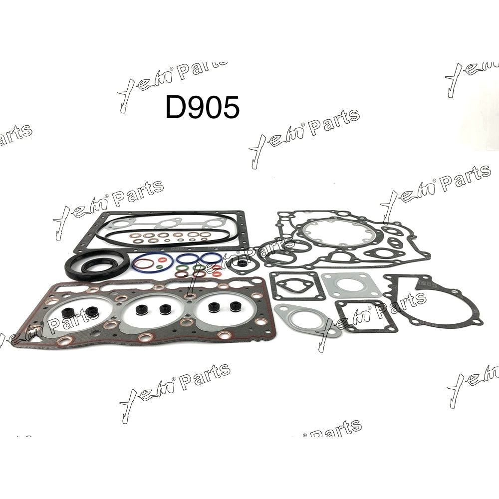 YEM Engine Parts Full Gasket Set For Kubota D905 / 3D72 Engine Parts For Kubota