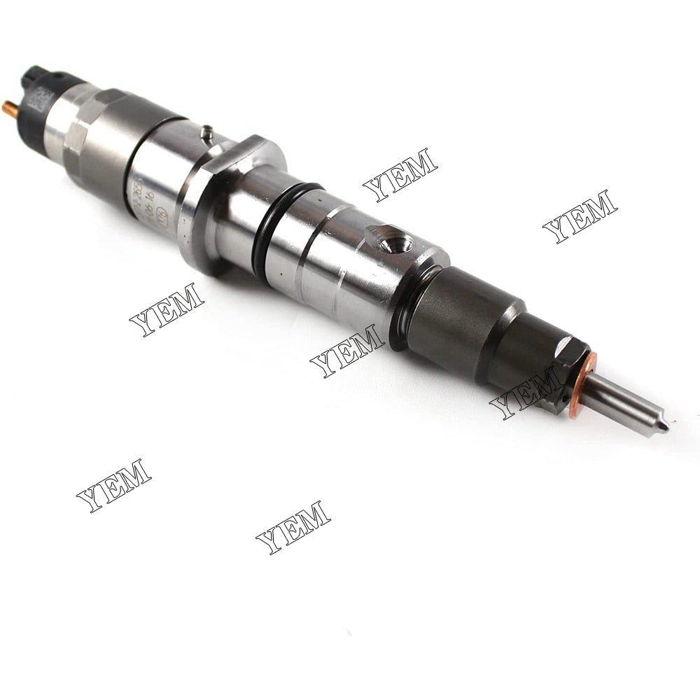 YEM Engine Parts 6x Fuel Injectors 0445120236 0445120125 6745-11-3102 For Komatsu S6D114 6D107 For Komatsu