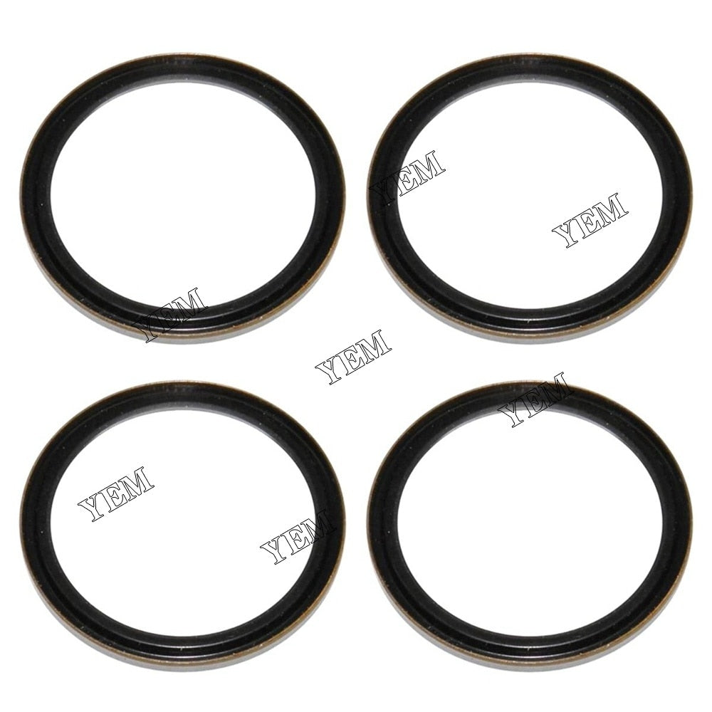 YEM Engine Parts 4X Tilt Pivot Pin Seals 225855 For Bobcat 751 753 763 773 843 853 863 864 For Bobcat