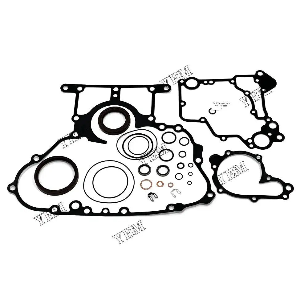 1 year warranty For Kubota 1J770-99360 Bottom Gasket Kit V3307-CR engine Parts YEMPARTS