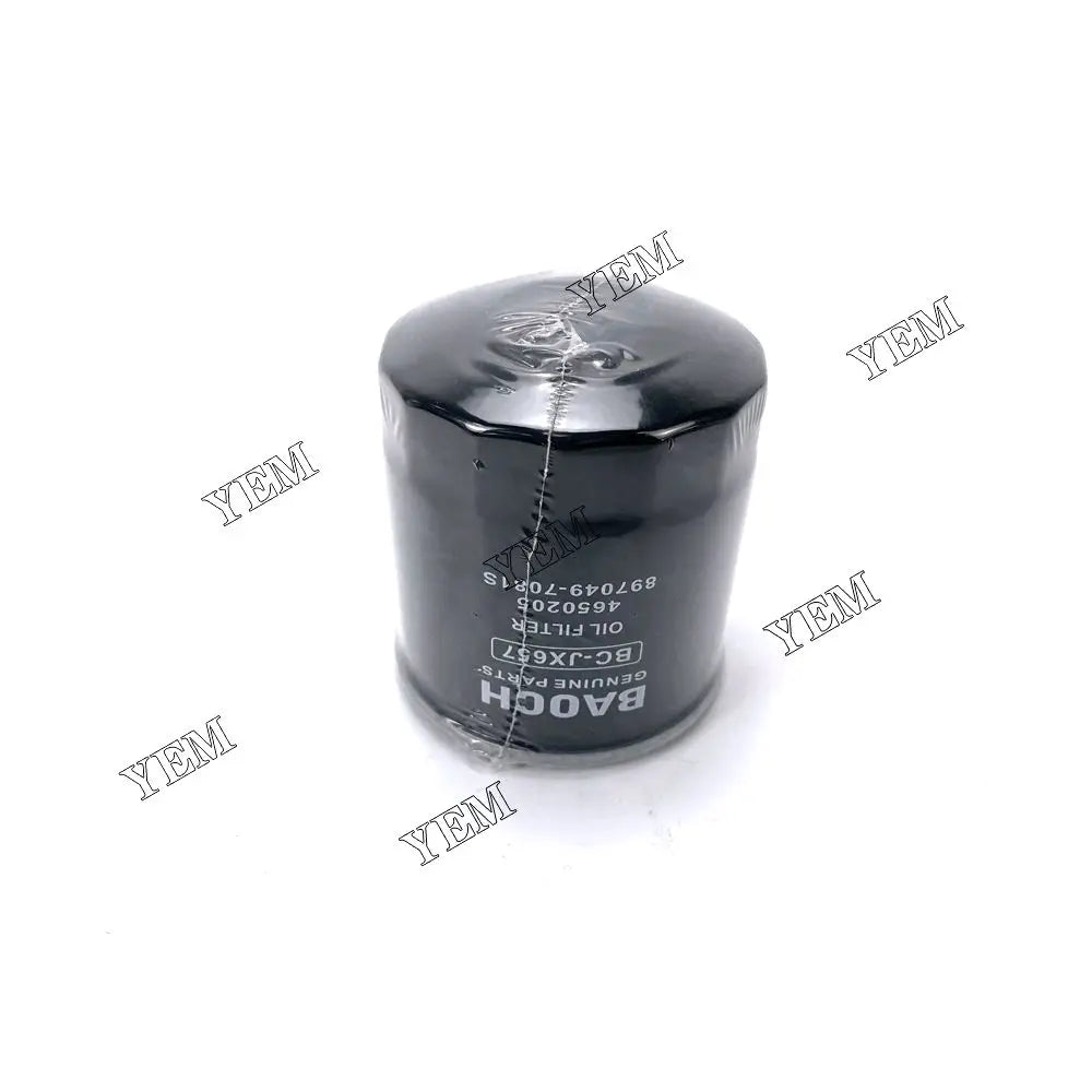 competitive price Engine Oil Filter For Isuzu 4JG2 excavator engine part YEMPARTS