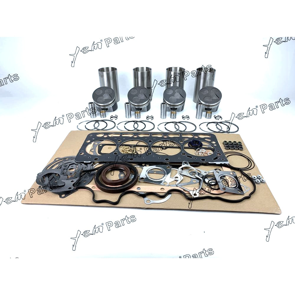 YEM Engine Parts STD 16 Valves Full Gasket Kit Set For Kubota V3600 V3600T Engine For Kubota