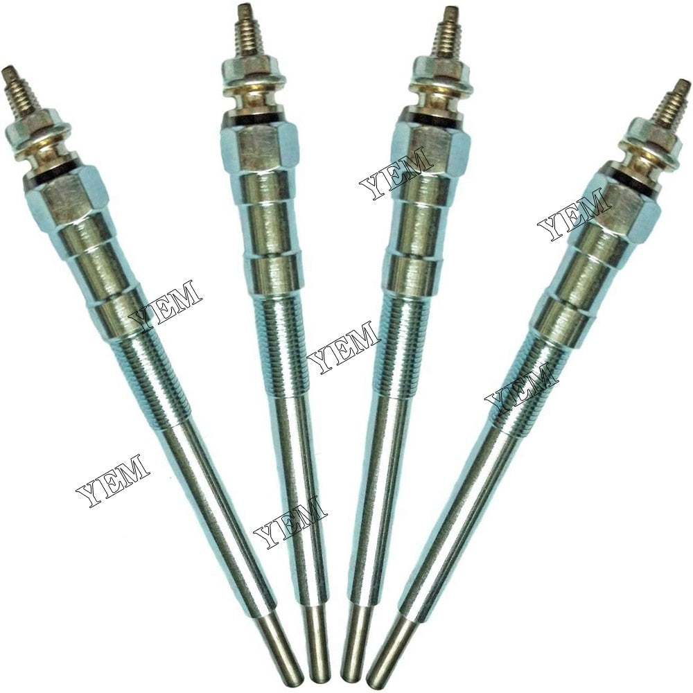 YEM Engine Parts Glow Plug For Kubota Engine 1J700-65512, V2607 133MM ( 4PCS) For Kubota