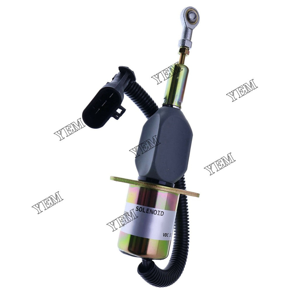 YEM Engine Parts Shut Off Solenoid Valve For Ford New For Holland Tractor 8670 8970 8770 For Other