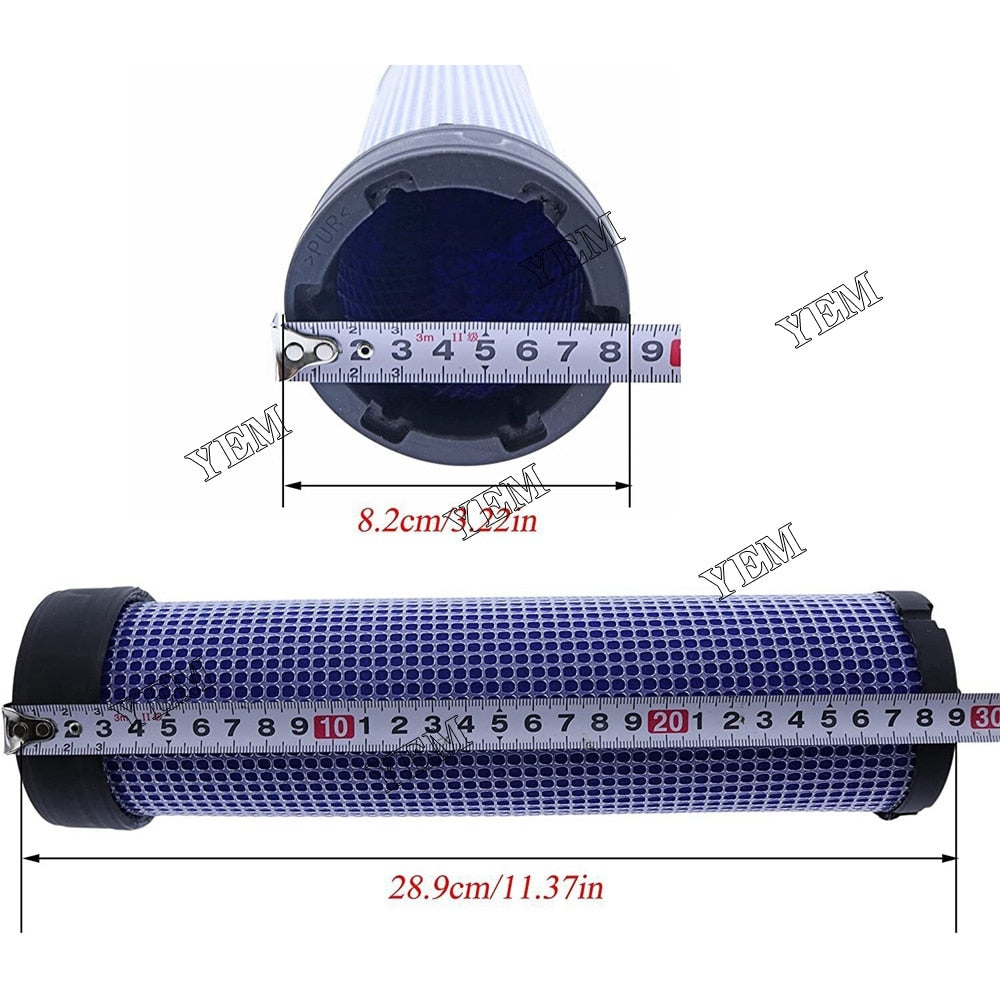 YEM Engine Parts Inner & Outer Air Filter Kit Fit For Bobcat 6666333 6666334 BCA30 331E 334 335 337 For Bobcat