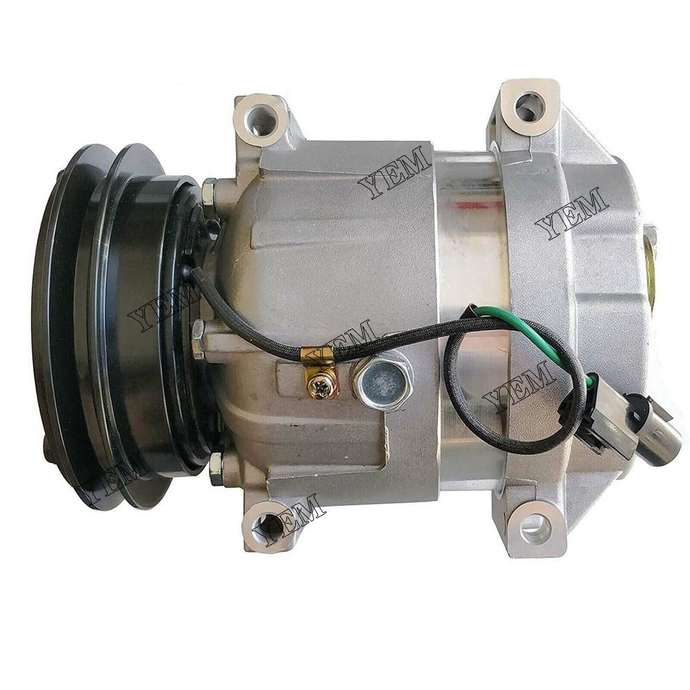 YEM Engine Parts 24V 1PK New A/C Compressor 11Q6-90040 11Q690040 For Hyundai Machinery For Hyundai