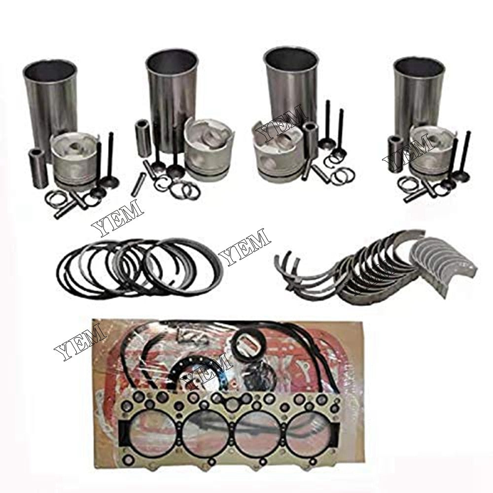 YEM Engine Parts Overhaul Rebuild Kit with Cylinder Sleeves For Deutz BF3M1011 F3M1011F Engine For Deutz