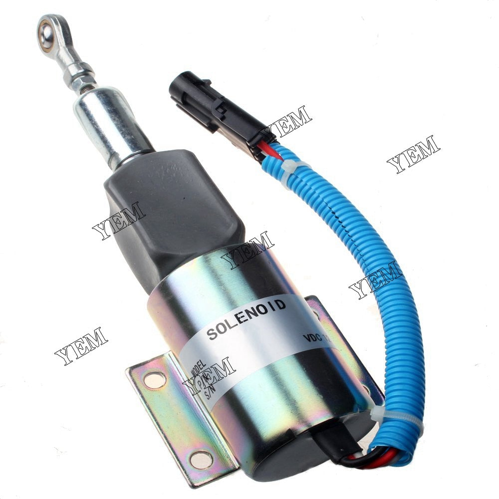 YEM Engine Parts 12V Fuel Solenoid Valve For John Deere 540G/640G/740G Skidders & 644G Loader For John Deere