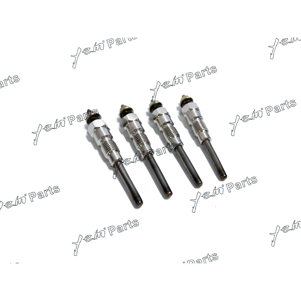 YEM Engine Parts For Kubota Tractor M5040 M6040 M7040 4 PCS V3307 Glow Plugs 1G777-65512 For Kubota