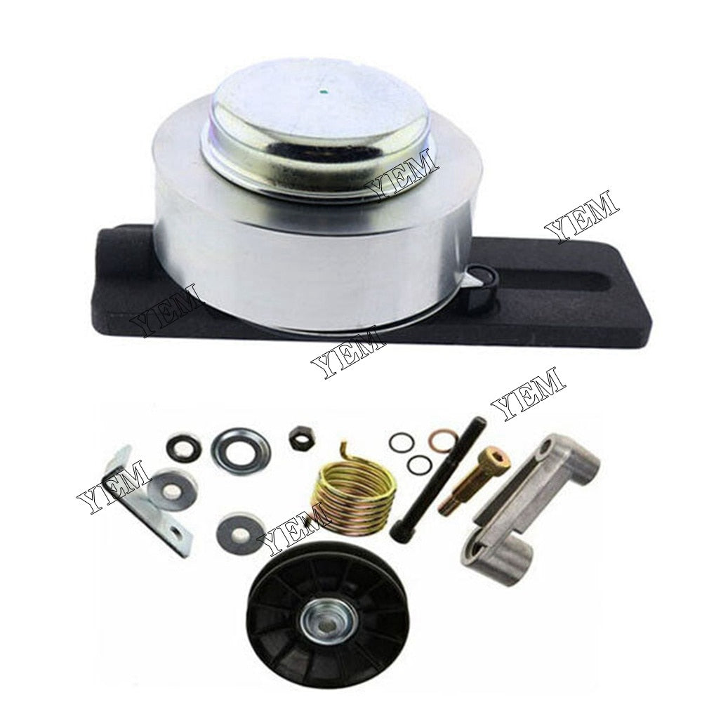YEM Engine Parts Drive Belt Tensioner & Cooling Fan Pulley Kit 6735884 6662997 For Bobcat 653 751 For Bobcat