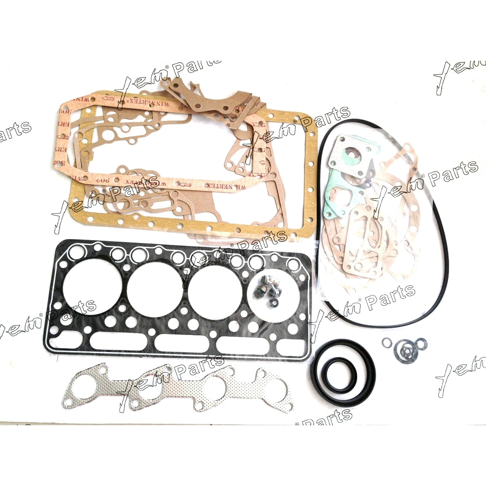 YEM Engine Parts For Kubota V1902 Full Gasket Set Upper Lower Gasket Kit For Kubota