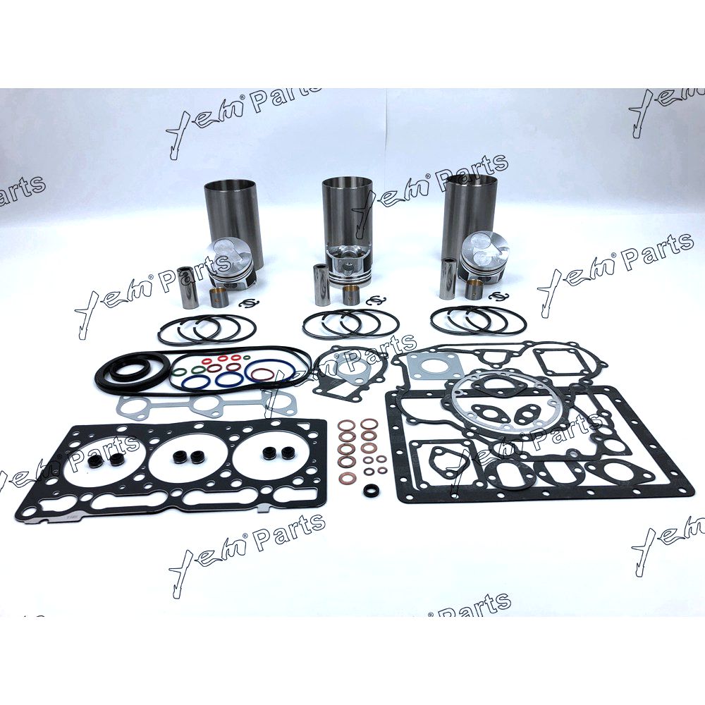 YEM Engine Parts D1105 Overhaul Rebuild Kit For Kubota Engine Piston Ring Gasket Liner Bearing For Kubota