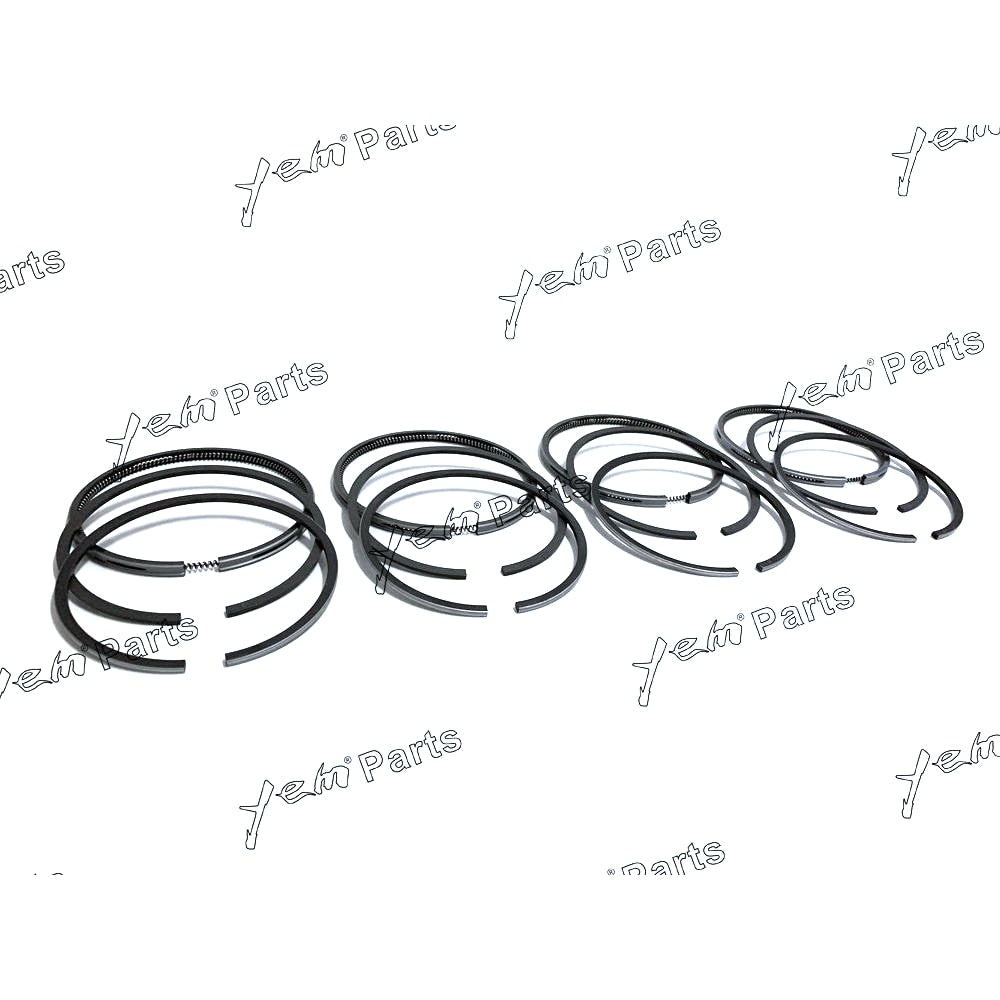YEM Engine Parts 4 Sets STD Piston Ring Set Kit For Kubota V1100 Piston Ring 72MM For Kubota
