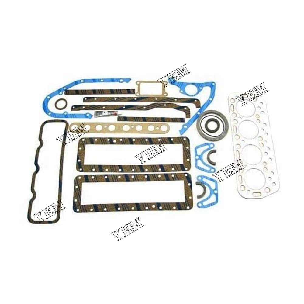 YEM Engine Parts Full Gasket Set U5LC0016 U5LC0017 For Perkins 404C-22 Shibaura N844L 111147741 For Perkins
