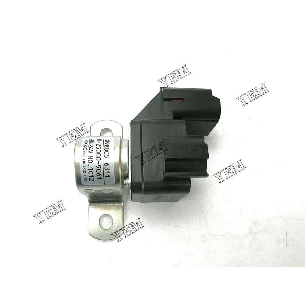 YEM 6HK1 Relay; Starter 8-98005631-1 Isuzu excavator diesel engine Hitachi ZX38 excavator YEMPARTS