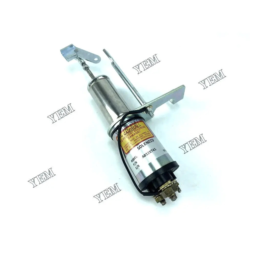 competitive price A044F794 A032X741 S746384 SS93411 Shutdown Solenoid For Cummins 4BT 6BT S3.8 excavator engine part YEMPARTS
