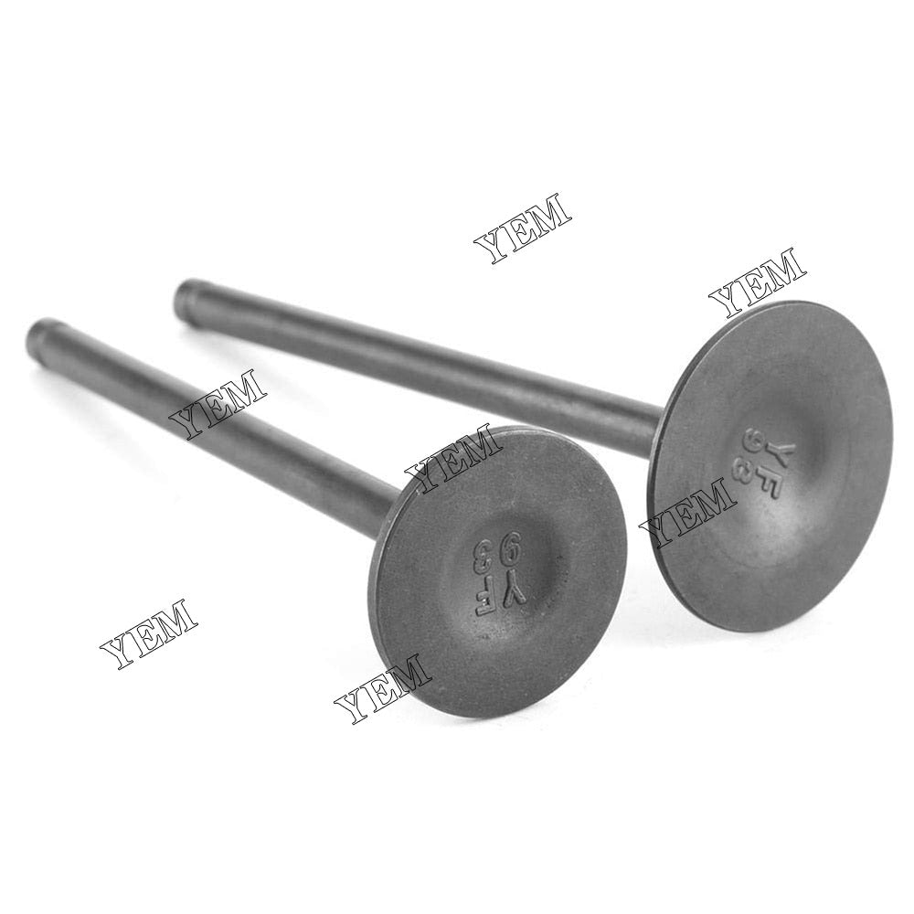 YEM Engine Parts 3 Pairs Engine Intake Valve & Exhaust Valve For Yanmar 3TN100 Mini Excavator For Yanmar