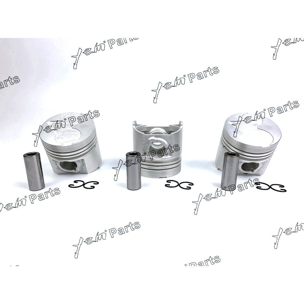 YEM Engine Parts Piston Set Oversize 80mm (+0.50mm) For Kubota V1903 D1403 Engine Parts For Kubota