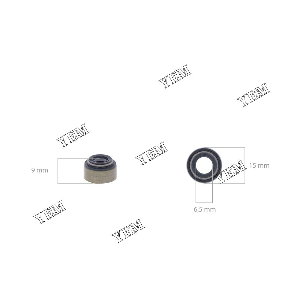 YEM Engine Parts 1 Set Valve Guide Seat Intake Valve & Exhaust Valve For Yanmar 3TNE84 Engine For Yanmar