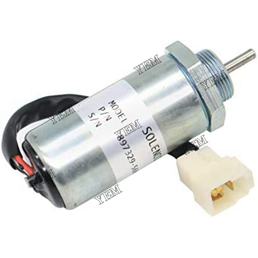 YEM Engine Parts Stop Solenoid 8970701303 12V For Doosan Daewoo Excavators SOLAR 030 035 030PLUS For Doosan