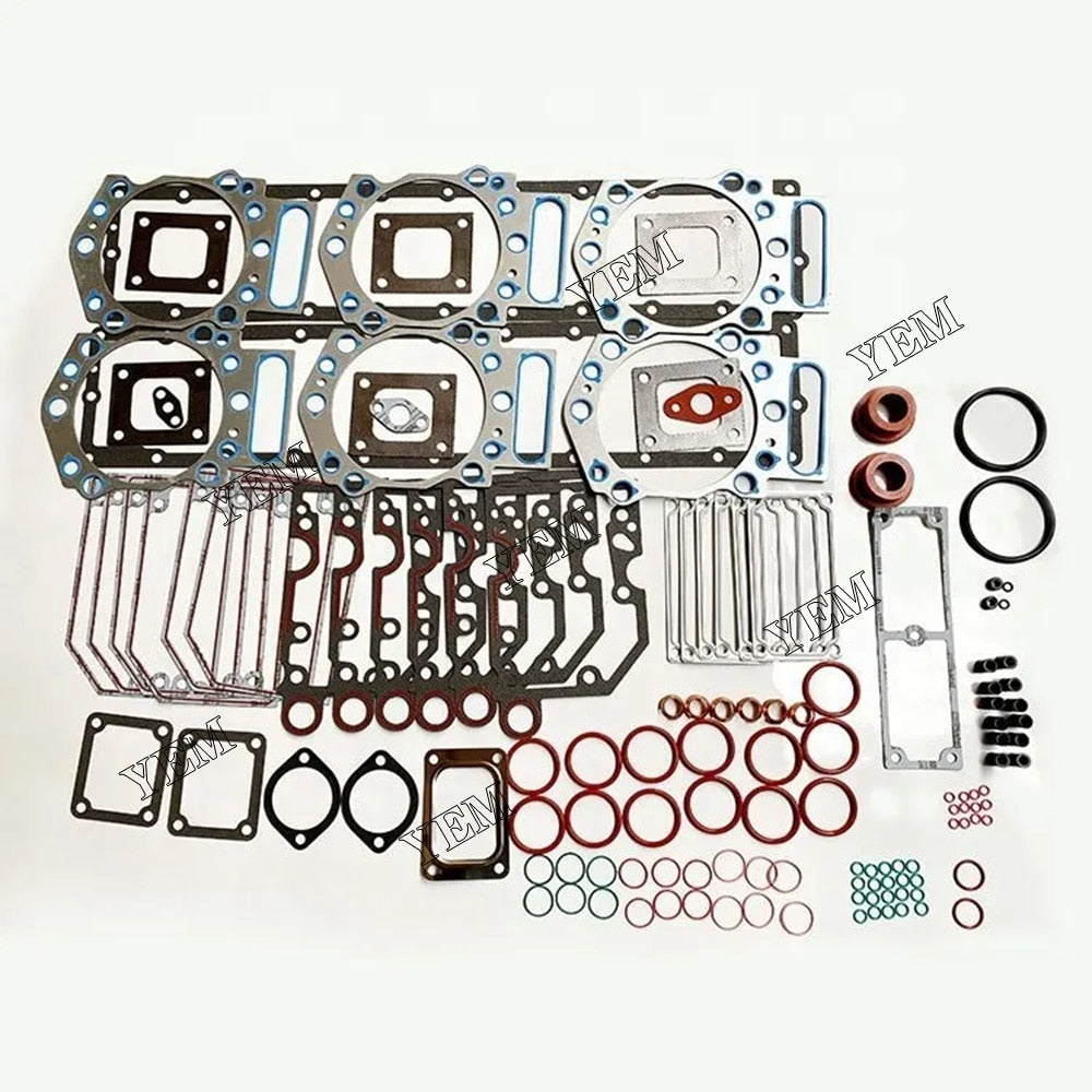 YEM Engine Parts Upper Engine Gasket Set For Cummins KTA19 KTTA19 For Cummins