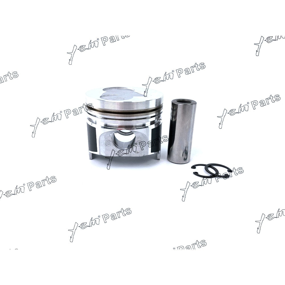 YEM Engine Parts Piston Set Oversize 78mm (+0.50mm) For Kubota D1105 / V1505 Engine Parts For Kubota