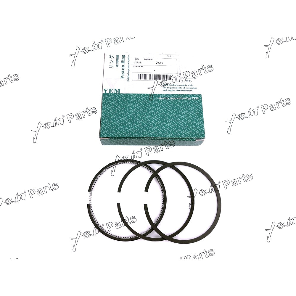 YEM Engine Parts 2 Sets Piston Ring 67mm For KUBOTA Z482 Diesel Engine For Kubota