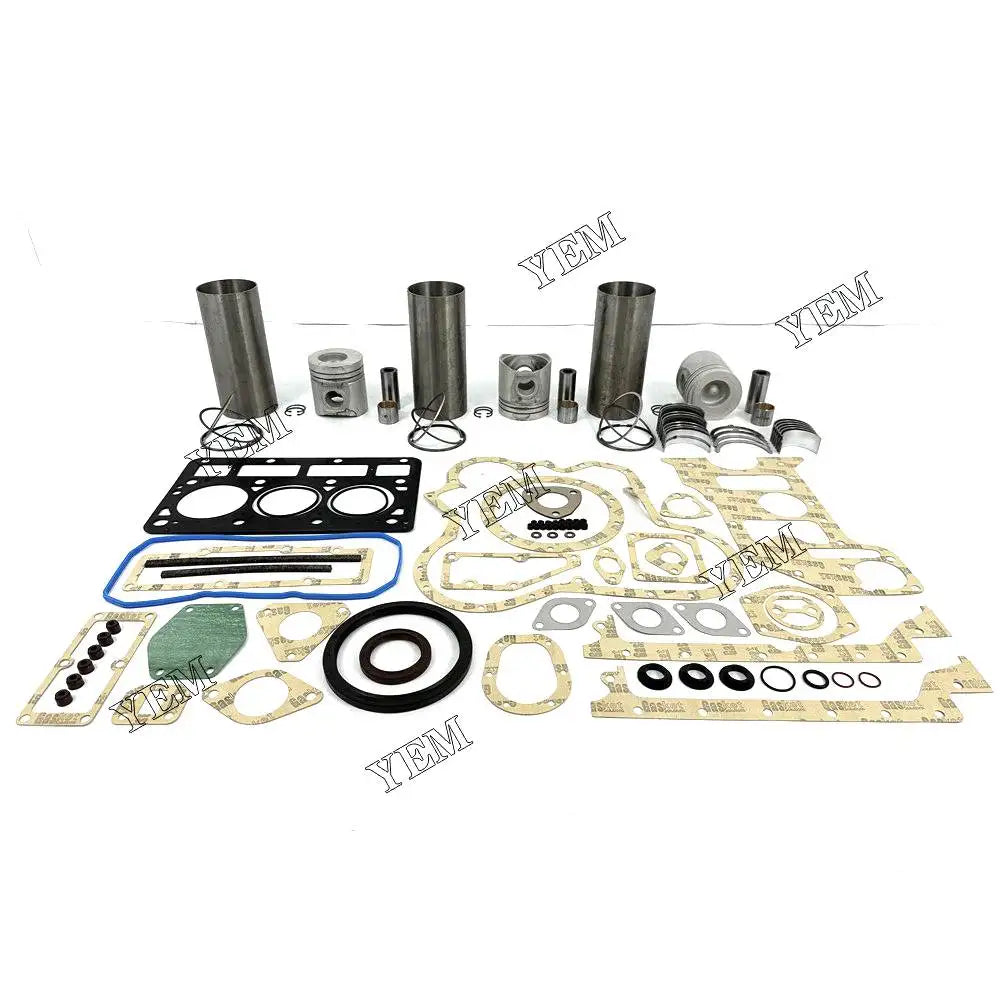 3X High performanceOverhaul Rebuild Kit With Gasket Set Bearing For Perkins 903.27 Engine YEMPARTS