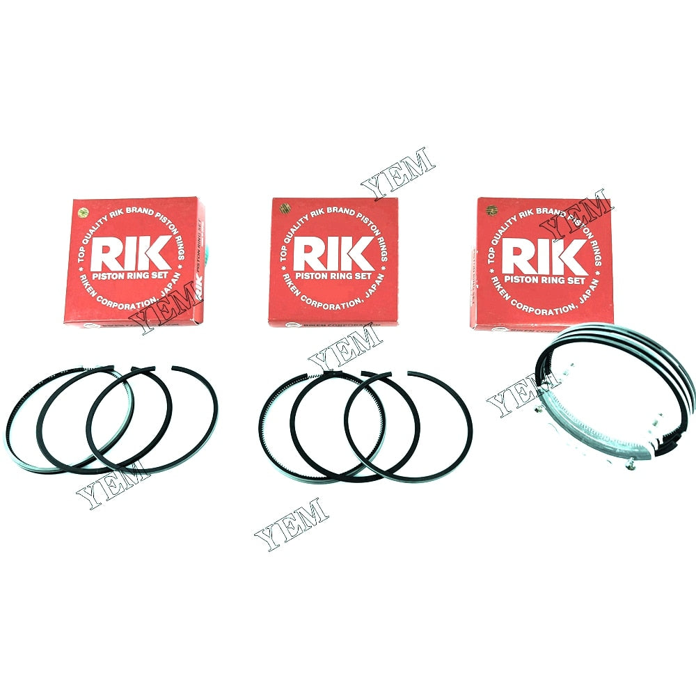 YEM Engine Parts 3set Piston Ring For Mitsubishi S3L S3L2 Engine 31A17-00010 78mm For Mitsubishi