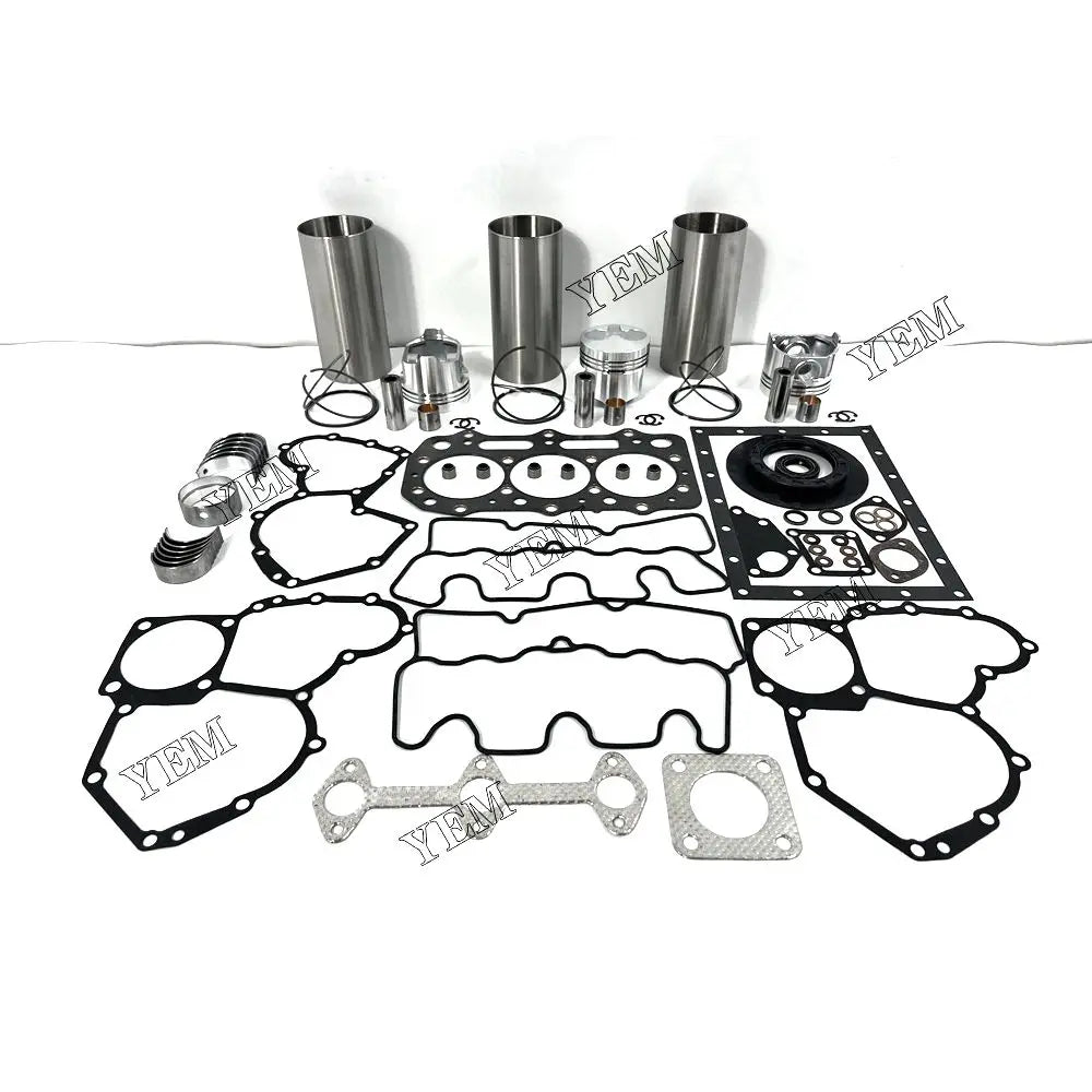 competitive price Cylinder Liner Kit With Engine Gasket Set Bearing Kit For Shibaura S773 excavator engine part YEMPARTS