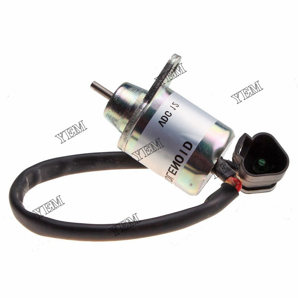 YEM Engine Parts 41-6383 Stop Shut Off Solenoid For Yanmar Engine 4TNE84 4TNE88 For Thermo King For Yanmar