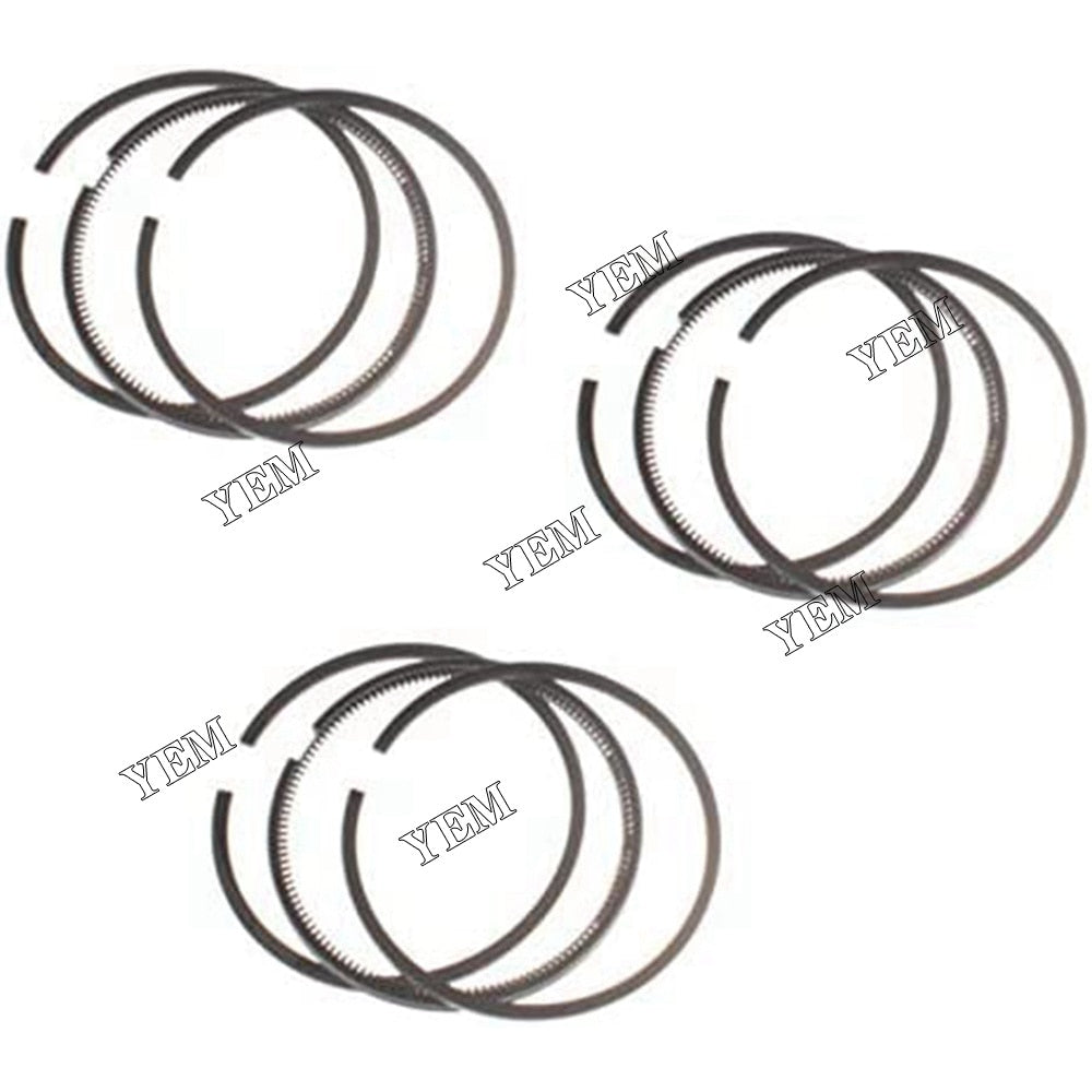 YEM Engine Parts 3 Sets Piston Ring Set 31A17-00010 For Mitsubishi S3L S3L2 S4L S4L2 Engine For Mitsubishi