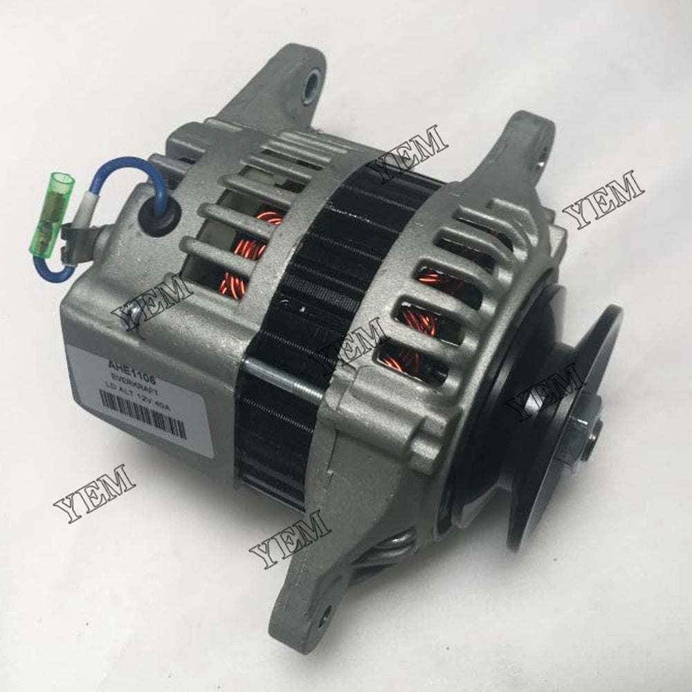 YEM Engine Parts For Yanmar 4TNE84 4TNE88 3TNE88 Alternator 12V 40A 119836-77201 119836-77202 For Yanmar