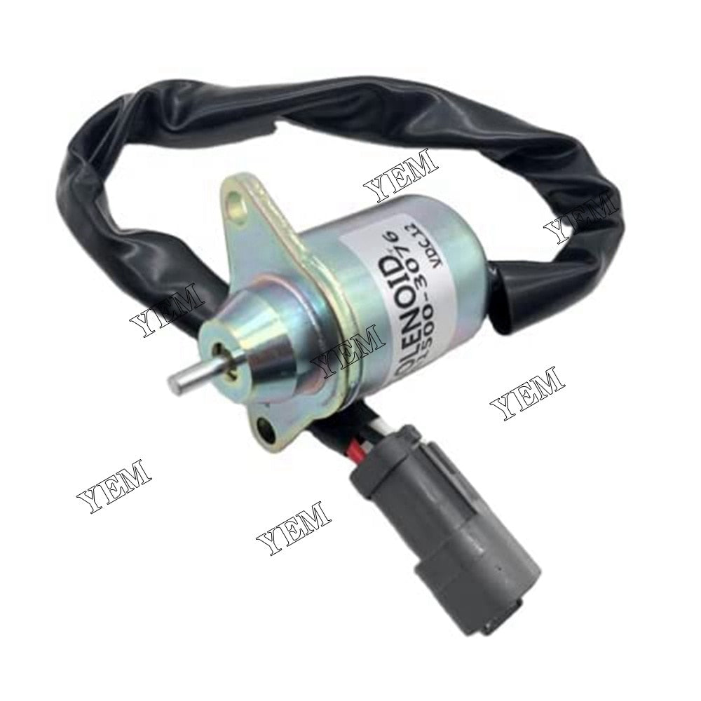 YEM Engine Parts Fuel Shut Off Shutdown Solenoid 1500-3076 1500-3024 42-100 12V For Yanmar (1PC ) For Yanmar