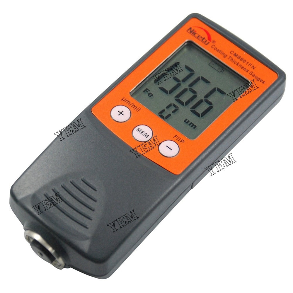 YEM Engine Parts CM8801FN Coating Thickness Meter Gauge Paint F/NF Digital Probe 1250|?¨¬m 50mil New For Other