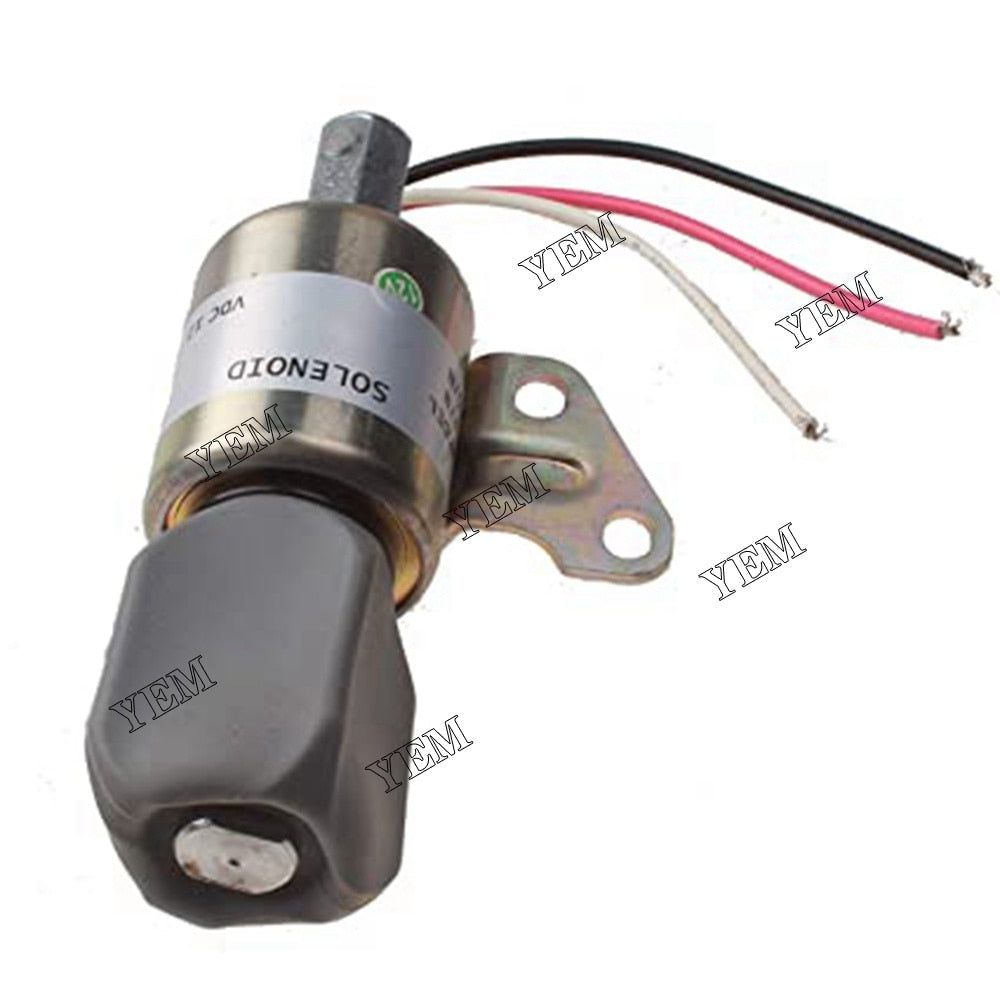 YEM Engine Parts Kubota Fuel Stop Solenoid MT313 17520-60013 1752060013 12V For HAYTER For Kubota