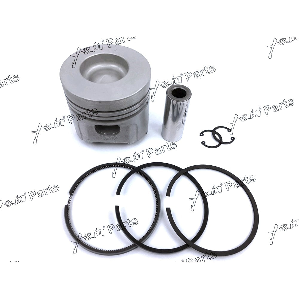 YEM Engine Parts STD 1 set Piston ( Clip & Pin) & Ring For Kubota V1902/ D1402 Engine 85MM For Kubota