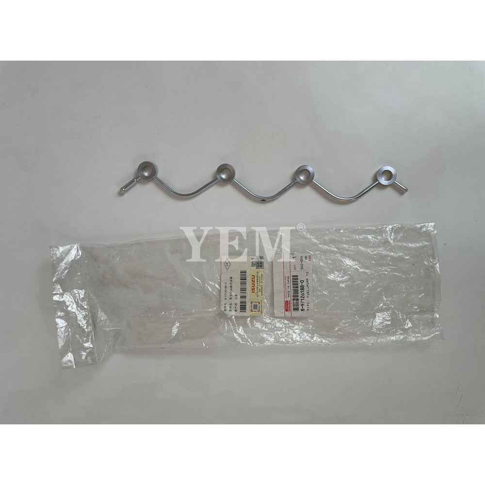 4LE1 8-97126188-0 INJECTOR RETURN PIPE ENGINE FOR ISUZU DIESEL ENGINE PARTS For Isuzu