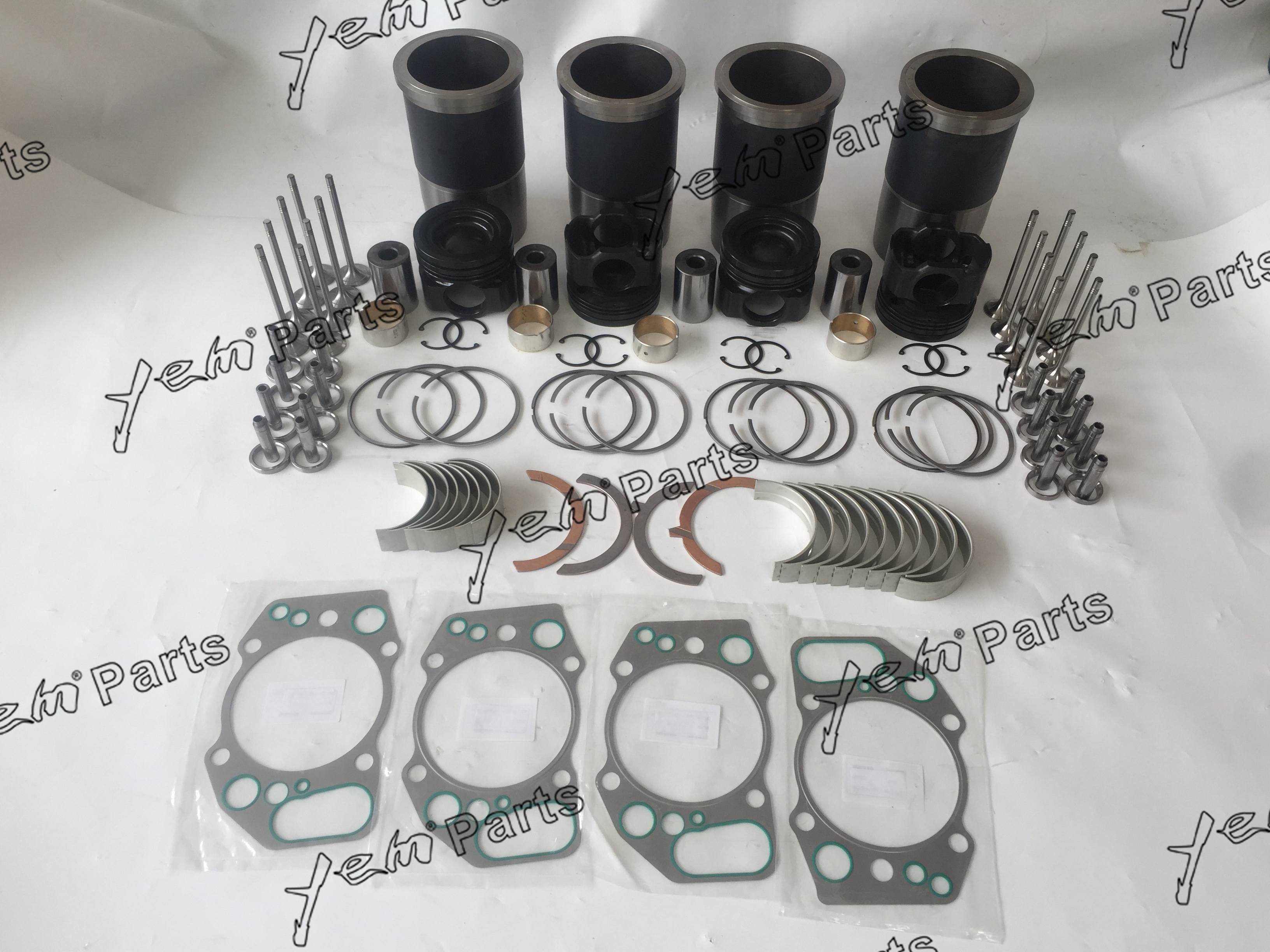 D934 D934L REPAIR KIT PISTON + PISTON RING + HEAD GASKET + ENGINE BEARING SET FOR LIEBHERR DIESEL ENGINE PARTS For Liebherr